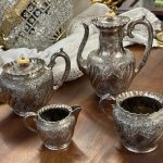 antique silver tea coffee service set