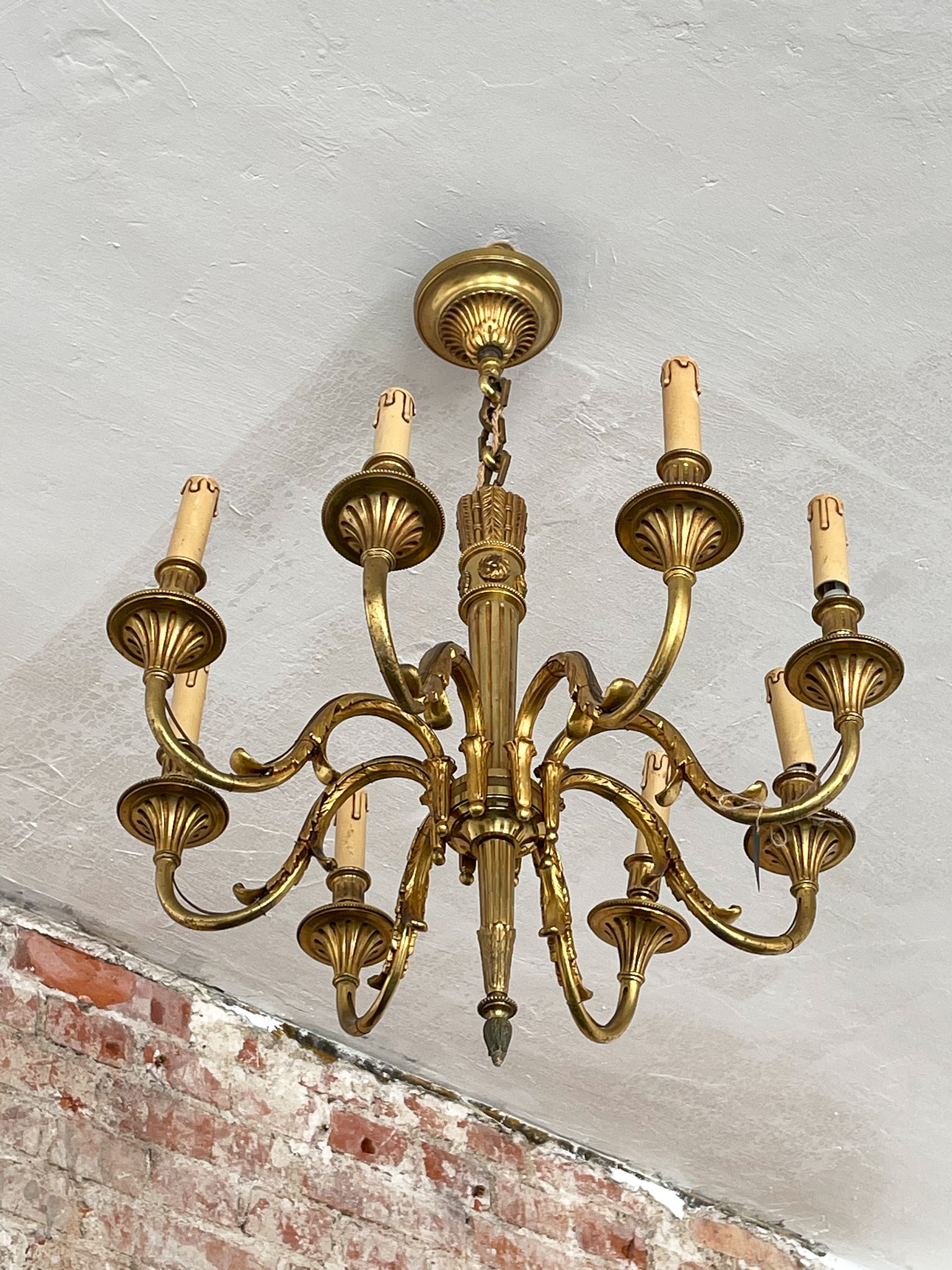 Bronzas lampa, vidēji liela izmēra (1094) - Image 1