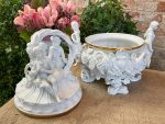 Liels porcelāna trauks ar vāku — Meisenes stilā, Perfektā Stāvoklī (Meissen Style Porcelain Centerpiece) (3294) - Image 19