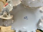 Liels porcelāna trauks ar vāku — Meisenes stilā, Perfektā Stāvoklī (Meissen Style Porcelain Centerpiece) (3294) - Image 21