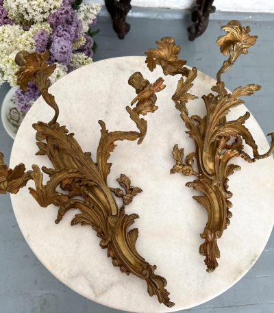 Store vægsconces, tunge, 2 stk (4774)