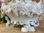 Liels porcelāna trauks ar vāku — Meisenes stilā, Perfektā Stāvoklī (Meissen Style Porcelain Centerpiece) (3294) - Image 14