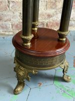 Antique wooden table with bronze — Historicism, France, late 19th century (6726) - Image 4