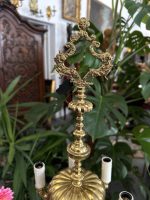Metalltischlampe, sehr schwer (4384) – Bild 11
