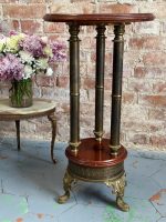 Antique wooden table with bronze — Historicism, France, late 19th century (6726) - Image 3
