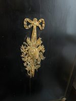 Boulle stila kumode ar bronzas aplikācijām un marmora virsmu — Napoleona III stils, Francija, ap 1860 (3566) Ļoti Liela Izmēra - Image 22