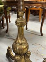 Brass Table with Marble Top, Very Heavy, Medium Size (4443) - Image 16