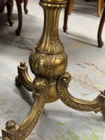 Brass Table with Marble Top, Very Heavy, Medium Size (4443) - Image 15