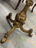 Brass Table with Marble Top, Very Heavy, Medium Size (4443) - Image 9