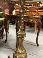 Brass Table with Marble Top, Very Heavy, Medium Size (4443) - Image 11
