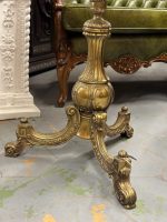 Brass Table with Marble Top, Very Heavy, Medium Size (4443) - Image 14