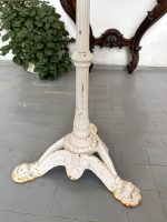 Antīks franču bistro dārza galds ar marmora virsmu — historisma stilā - antique french bistro table marble top cast iron (4829) - Image 8