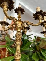 Bronse Bordlamper, 2 stk, svært tunge, stor størrelse (3815) - Bilde 8