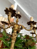 Bronse Bordlamper, 2 stk, svært tunge, stor størrelse (3815) - Bilde 9