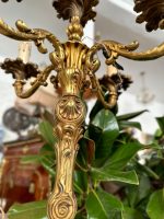 Bronse Bordlamper, 2 stk, svært tunge, stor størrelse (3815) - Bilde 10