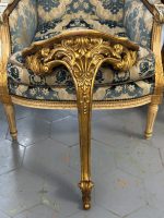 Vergoldete Rokoko-Konsole mit Rocaille-Ornamentik — Louis-XV-Stil, Frankreich, circa 1880–1920 (4412)