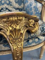 Vergoldete Rokoko-Konsole mit Rocaille-Ornamentik — Louis-XV-Stil, Frankreich, circa 1880–1920 (4412) – Bild 7