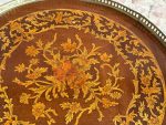 Antique Mahogany Table with Marquetry and Bronze Mounts — Louis XV Style (6723) - Image 8