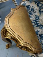 Vergoldete Rokoko-Konsole mit Rocaille-Ornamentik — Louis-XV-Stil, Frankreich, circa 1880–1920 (4412) – Bild 18