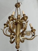 Griestu Lampa ar Enģeļiem, Vidēja Izmēra, Ļoti Smaga (4010) - Image 3