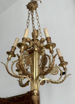 Griestu Lampa ar Enģeļiem, Vidēja Izmēra, Ļoti Smaga (4010) - Image 2