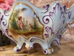 Porcelāna Kašpo ar Eņģeļu Motīviem, uz Ķepiņām, Neliela Izmēra (5453) - Image 5