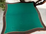 Table de jeu ouvrante avec plateau en feutre vert et décor sculpté — Style Louis XV, France, vers 1860-1890 – Image 20