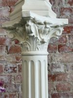 Hvidt sæt: engel (kerub) figurformet lampe + korintisk søjle (6739) - Billede 18