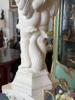 Hvidt sæt: engel (kerub) figurformet lampe + korintisk søjle (6739) - Billede 14