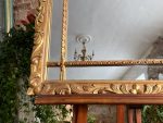 Liels, zelta krāsas, koka spogulis, smags (3855) - Image 11