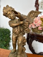 Putto ar Gulbi — Spārnota Bērna Figūra, Skaistais laikmets, Francija, ap 1890–1910 (4672) - Image 4