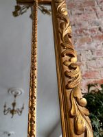 Liels, zelta krāsas, koka spogulis, smags (3855) - Image 15
