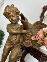 Putto ar Gulbi — Spārnota Bērna Figūra, Skaistais laikmets, Francija, ap 1890–1910 (4672) - Image 6