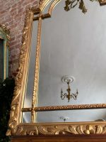 Liels, zelta krāsas, koka spogulis, smags (3855) - Image 16
