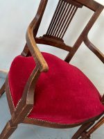 Sarkans Ofisa, Kabineta Krēsls Paredzēts Rakstāmgaldam (5084) - Image 7