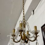Maza izmēra lampa ar kristāliem (3832)