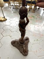Monumentāls, ar roku cirsts koka pults statīvs ar eņģeli — 19. gadsimts (4398) - Bild 10
