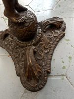 Monumentāls, ar roku cirsts koka pults statīvs ar eņģeli — 19. gadsimts (4398) - Bild 6