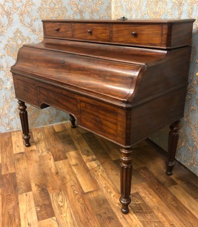 Sekretær Bureau à Cylindre – Viktoriansk, England, ca. 1840-1870 (312)