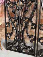 Art Nouveau čuguna balustrādes paneļu pāris — Art Nouveau, Francija/Beļģija, view 14