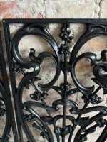 Art Nouveau čuguna balustrādes paneļu pāris — Art Nouveau, Francija/Beļģija, view 15