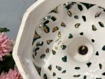 "Capodimonte" Liela Izmēra Dekoratīva Vāze ar Vāku, Zaļā un Zelta Krāsā (5036) - Image 10