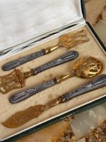 Antique Silver & Vermeil 4-Piece Serving Set in Box (5392) - Image 2