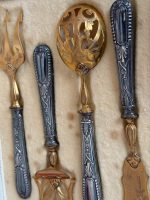 Antique Silver & Vermeil 4-Piece Serving Set in Box (5392) - Image 8