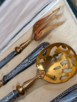 Antique Silver & Vermeil 4-Piece Serving Set in Box (5392) - Image 5