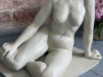 Kvindefigur med signatur, mellemstor, mellemvægtig (6753) - Billede 8