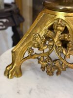 Stor bordlampe med stor skærm, 2 pærer (6169) - Billede 8