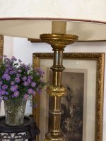 Stor bordlampe med stor skærm, 2 pærer (6169) - Billede 14