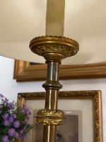 Stor bordlampe med stor skærm, 2 pærer (6169) - Billede 13