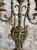 Bronzas Svečturis ar Filigrānu Sirds Ornamentu — Neorenesanse, Francija/Beļģija, 19.gs. (5388) - Image 6